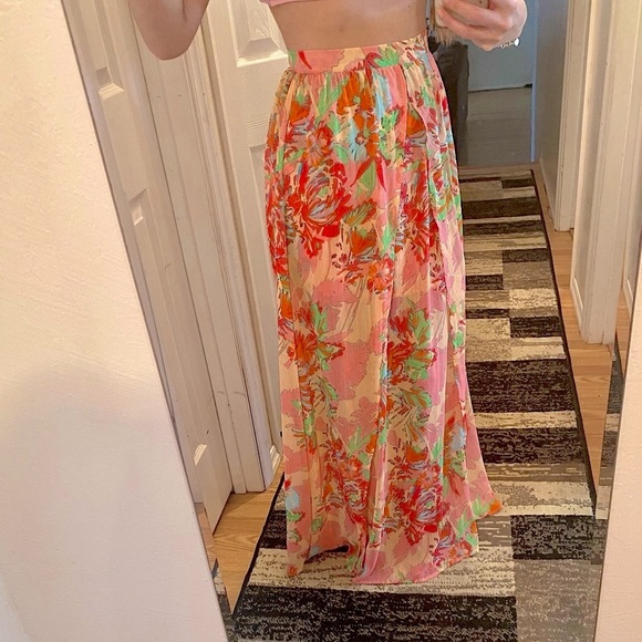 Giani Bini Beautiful vibes layered maxi skirt small - Picture 10 of 10